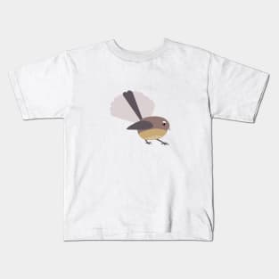 Cute Piwakawaka (Fantail) Kids T-Shirt